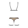 Passion - GABI SET - Сексуальный комплект белья, XXL/XXXL (бежевый)