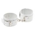Окови Leather Standart Leg Cuffs, White