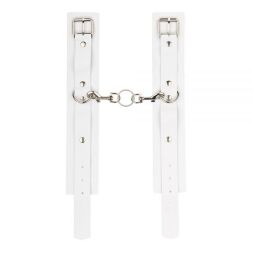 Окови Leather Standart Leg Cuffs, White