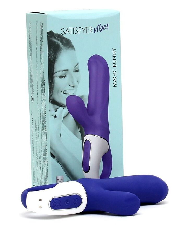 Мощный вибратор-кролик Satisfyer Vibes Magic Bunny (мятая упаковка)