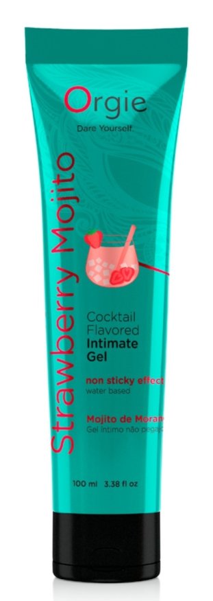 Оральный лубрикант Orgie Cocktail Flavored Intimate Gel - Strawberry Mojito, 100 ml