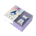 Мастурбатор Lovehoney Mon Ami Adjustable із відкритим каналом, біло-блакитний