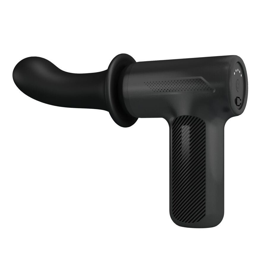 Вібратор з поштовхами - Dj Doctor, Massage Gun, Silicone ABS
