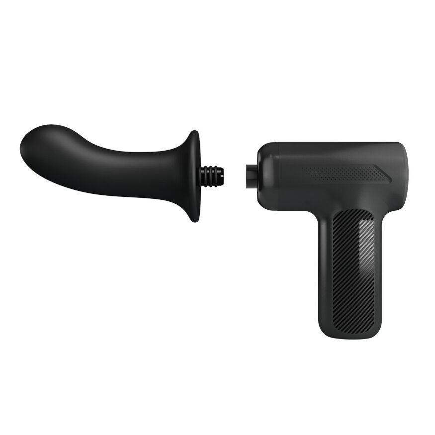 Вібратор з поштовхами - Dj Doctor, Massage Gun, Silicone ABS