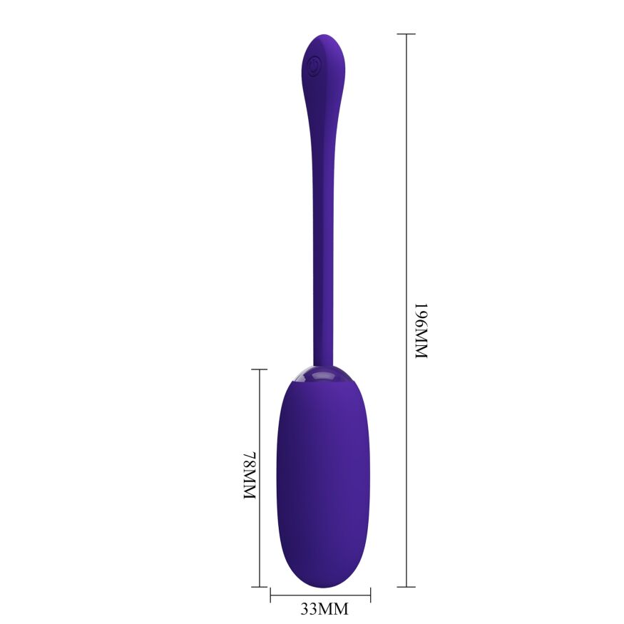 Віброяйце, що перезаряджається Pretty Love - Julius EGG Purple, BI-014653-3