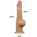 Фаллоимитатор - Dual-Layered Handle Cock 9.5" Flesh