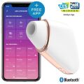 Вакуумний кліторальний смарт вібратор - Satisfyer Love Triangle White (App)