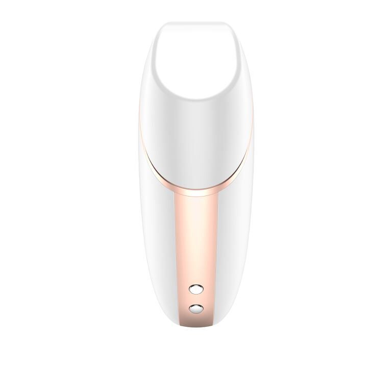 Вакуумний кліторальний смарт вібратор - Satisfyer Love Triangle White (App)
