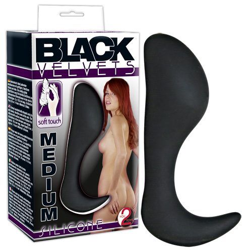 Анальная пробка нестандартной формы Black Velvets Medium