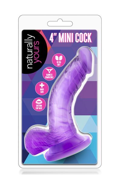 Фаллоимитатор NATURALLY YOURS 4INCH MINI COCK PURPLE
