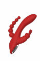 Вібромасажер потрійний Dream toys RED REVOLUTION HERA