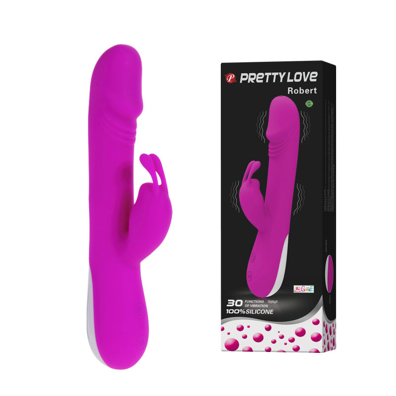 Вібратор - Pretty Love Robert Vibrator Purple