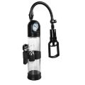 Вакуумная помпа с вибрацией Boss Series: Powerpump MASTER Vibrating - Black&amp;Clear