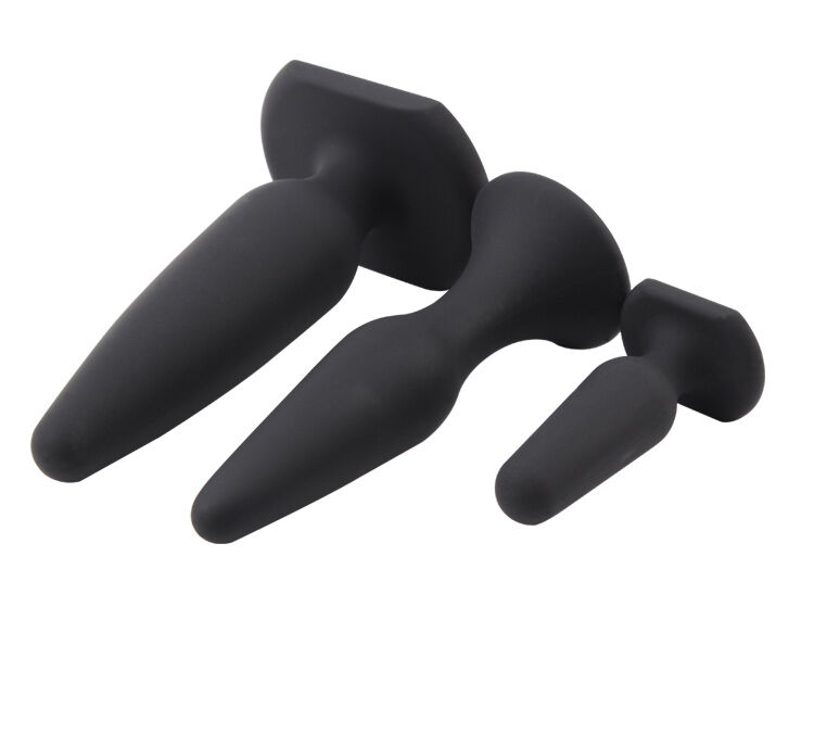 Набір анальних пробок - Black Mont Anal Trainer Kit Black