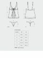 Бебидолл Amanta babydoll черно- бирюзовый S/M