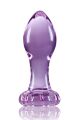 Стеклянная пробка NS Novelties CRYSTAL FLOWER PURPLE