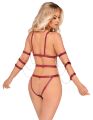Боді - 2480514 Bad Kitty Strap Body, red - M