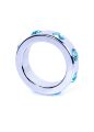 Эрекционное кольцо Boss Series Metal Cock Ring with Light Blue Diamonds Medium