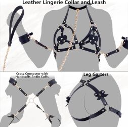 БДСМ-набор LOCKINK YEAHWOW Forced Nadu pose correction set