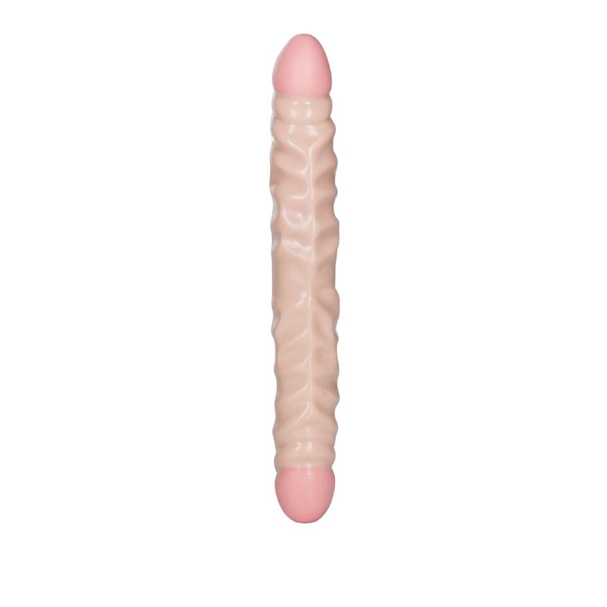 Фаллоимитатор двойной с выпуклыми венами Ivory Duo Veined Double Dong 12"