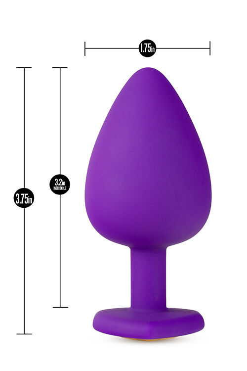 Анальная пробка TEMPTASIA BLING PLUG LARGE PURPLE