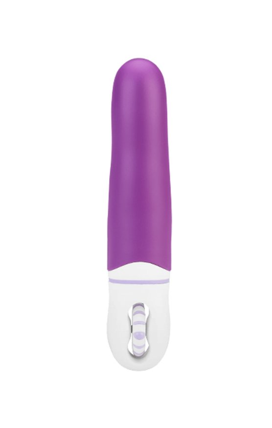 Стильный компактный вибратор AMOR BIG VIBRATOR REAL BIG Violet (Приложение НЕ Функционирует!)