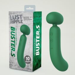 Вибратор-микрофон со стимуляцией точки G Chisa Lust Ripple Buster.S, зеленый