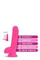 Фаллоимитатор с двойной плотностью Blush NEO 9 INCH DUAL DENSITY DILDO NEON PINK