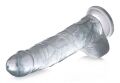 CN-09-0703-00 Фаллоимитатор реалистичный на присоске Jock C-Thru прозрачный, 27 см