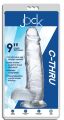 CN-09-0703-00 Фаллоимитатор реалистичный на присоске Jock C-Thru прозрачный, 27 см