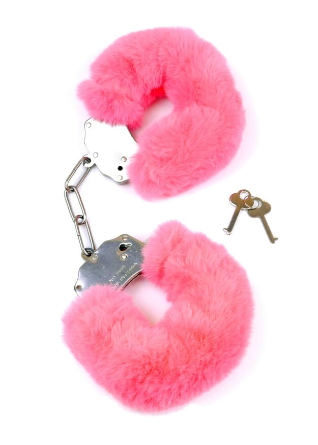 Наручники рожеві - Fetish Boss Series Furry Cuffs Pink