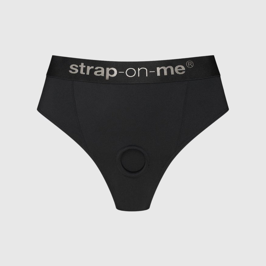 Трусики с фиксацией дилдо Strap-On-Me Harness Lingerie Idole - M - Black