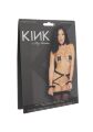 Комплект ременів для бондажу Leg Avenue Harness &amp; wrist restraints One size Black, чокер