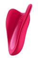 Вібратор ергономічної форми на палець Satisfyer High Fly Red