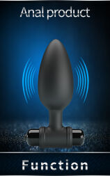 Анальний стимулятор з вібрацією Mr. Play - Super Power Vibrating Anal Plug, BI-040107-MR