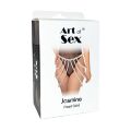 Юбка из жемчуга Art of Sex - Jasmine, цвет белый, размер XS-2XL