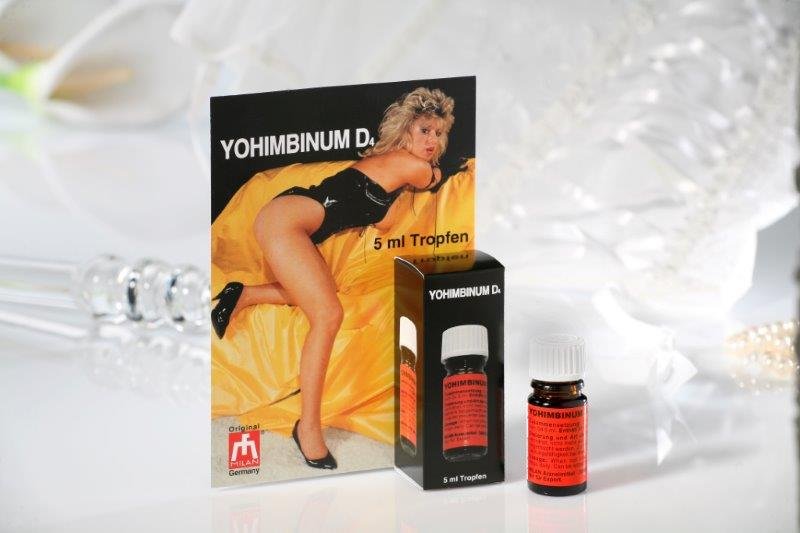 Збудливий препарат  для чоловіків і жінок Yohimbin D4, 5 мл - with card