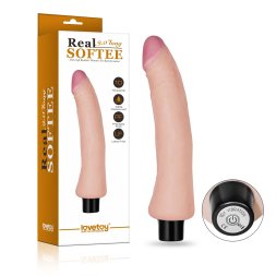 Виброчлен LoveToy Real Softee Vibrator 9"
