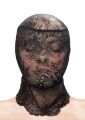 Капюшон-маска на все лицо кружевной NS Novelties Fetish &amp; Fashion Lace Hood чёрный