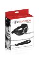 Ошейник с большим кольцом и с поводком Fetish Tentation Ring and Leash (мятая упаковка)