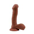 Фаллоимитатор на присоске Chisa Topless Lover Brown, мулат