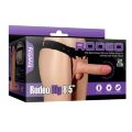 Страпон з отвором під член - LoveToy Rodeo Big Strap-On 8.5"