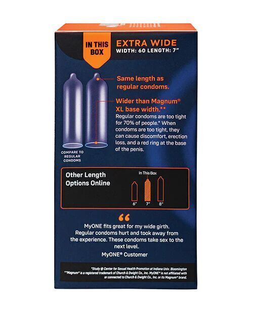 Презервативы MyONE Extra Wide 10 шт (мятая упаковка!!!)