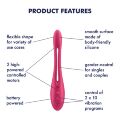 Универсальный гибкий вибратор для пар Satisfyer Elastic Game Battery Series