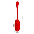 Виброяйцо серии Pretty Love - Kirk EGG Red, BI-014654-2