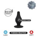 Анальная пробка двойной плотности SILEXD Thermo Reactive черная, Medium