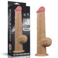 Большой фаллоимитатор - Dual-Layered Handle Cock 12.5" Flesh