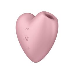 Роскошный симулятор орального секса для женщин- Satisfyer Cutie Heart Light Red