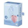 Розкішний симулятор орального сексу для жінок- Satisfyer Cutie Heart Light Red