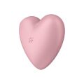 Розкішний симулятор орального сексу для жінок- Satisfyer Cutie Heart Light Red